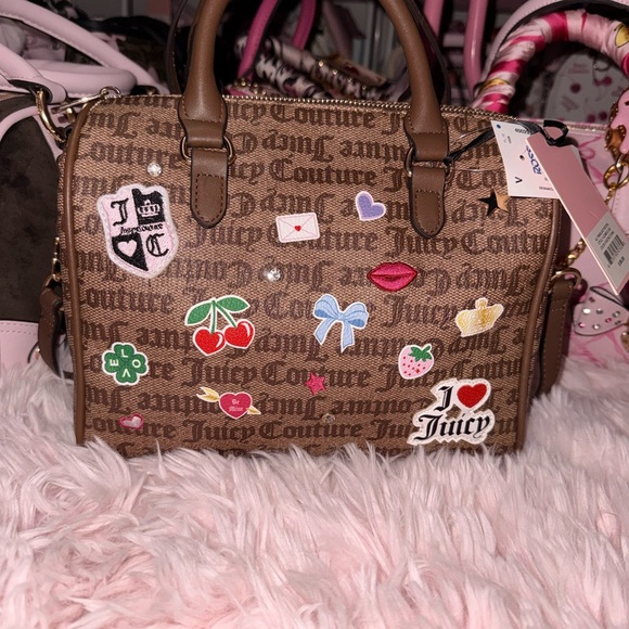 Juicy Couture All Things Juicy Brown Satchel - Picture 4 of 6